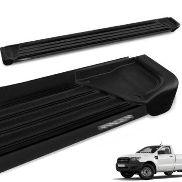Imagem de Estribo Lateral Ranger CS 2013 a 2020 Aluminio Preto A1 - Gtnox