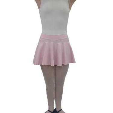 Imagem de Saia Ballet Ritmus Damma Adulto 102 Rodada Com Elástico, M, Rosa