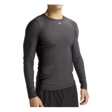 Imagem de Camisa Térmica Segunda Pele Compressão Proteção UV Tamanho Normal e Pl