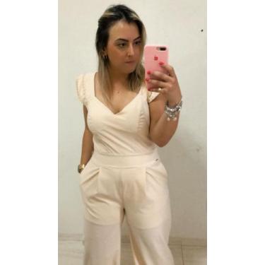 Imagem de Macacão Nude - Rgs Moda & Complemento, G