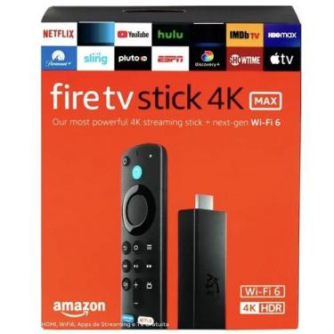 Imagem de Fire TV Stick Com Alexa 4K Max Última Geração 16GB Streaming HDMI, WiF