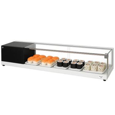Imagem de BC-VFRS1500 - Vitrine Refrigerada Sushi Beta 1,50m Branca - 220V - Ome