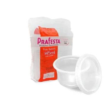Imagem de Pote Red. 145 Ml Com Tampa 24 Unds Freezer E Micro-Ondas - PRAFESTA, U
