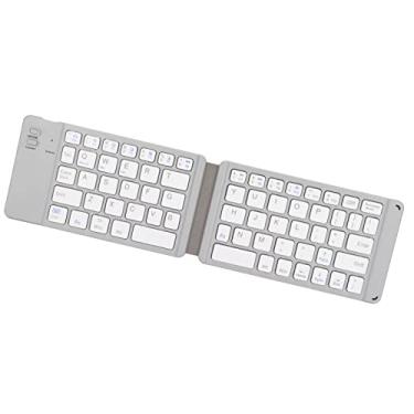 Imagem de Teclado dobrável, teclado portátil sem fio Longo tempo de espera Conexão sem fio automática de 10 m para laptop