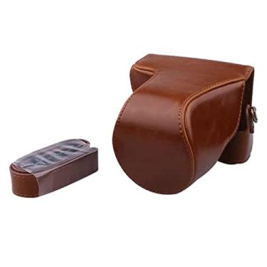 Imagem de Full Body Camera PU Leather Case Bag with Strap for Canon EOS M200