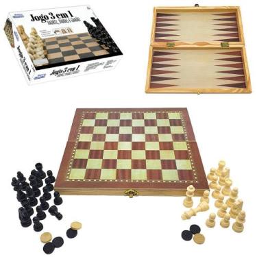 Jogo De Xadrez Jaehrig Profissional Com Peso Tabuleiro 48x48