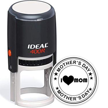 Imagem de Carimbo de borracha autotinta; carimbo de tinta para o dia das mães; carimbo para fazer cartões; artigos de cachecol; carimbo de presente para o dia das mães; estilo 01