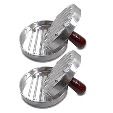 Imagem de Kit 02 Molde para Hamburguer Forma Artesanal Modelar 11,5cm