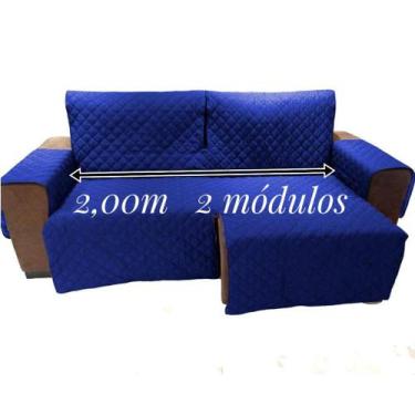 Imagem de Capa Protetor Para Sofa 2,00 2Mod Só De Assento Mas Braço(RETRATIL E R
