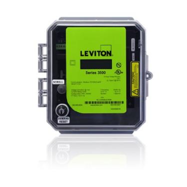 Imagem de Leviton Kit de medidores externos VerifEye Series 3500 Modbus TCP/BACnet IP com 3 CT's de núcleo sólido, 400 Amp, 3OUMT-4SM
