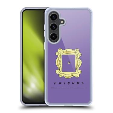 Imagem de Head Case Designs Capa de gel macia icônica com moldura de olho mágico oficialmente licenciada do programa de TV Friends compatível com Samsung Galaxy S24+ 5G
