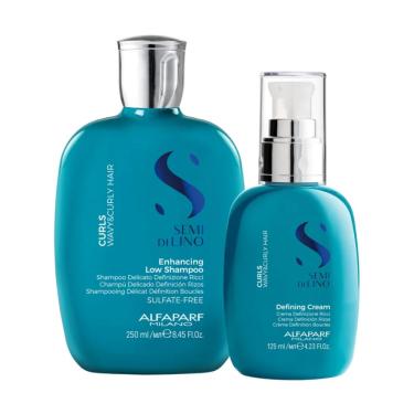 Imagem de Alfaparf Semi di Lino Curls Kit Shampoo e Ativador de Cachos