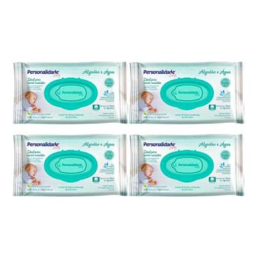 Imagem de Kit C4 Toalha Umedecida Baby Algodão e Água C50  Eurofral - Eurofral -