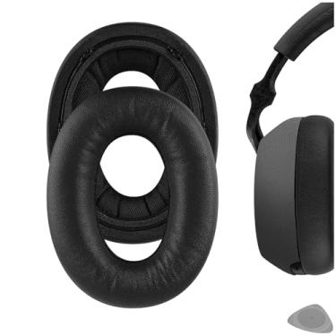 Imagem de GEEKRIA Almofadas De Substituição Elite Em Pele Carneiro Para Fones Ouvido Bowers & Wilkins B&W Px7, Ouvido, Peças Reposição Capas (Pretas)
