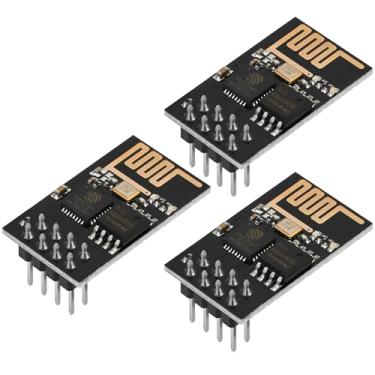 Imagem de FancyWhoop 3 Peças Esp8266 Esp-01 Porta Serial Para Módulo Wi-Fi Transceptor Sem Fio Placa De Desenvolvimento Kit Lwip Ap + Sta Compatível Com Arduino