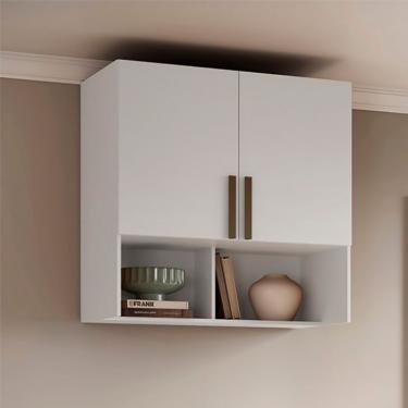 Imagem de Guarda-Roupa Modulado Aéreo Altezza Trend 2 Portas Branco