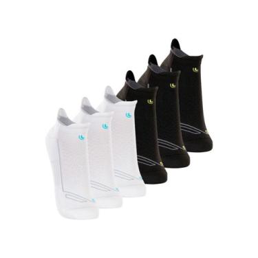 Imagem de Kit com 6 Pares de Meias Performance Running Lupo 3276-002 Colorido, B