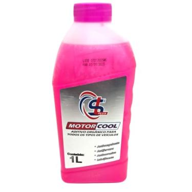 Imagem de Aditivo Orgânico para Radiador Motor Cool, Rosa, 1 Litro, Concentrado, Anticongelante e Anticorrosivo