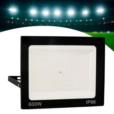 Imagem de Refletor Led Holofote 500w Bivolt Forte Ip66 Luz Branco Frio