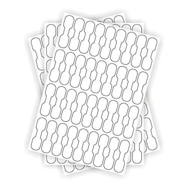 Imagem de 2 Cartelas Organizador E Identificador De Fios E Cabos em Branco