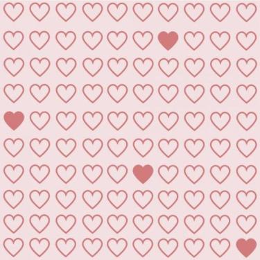 Imagem de Papel De Parede Infantil Corações Rosa