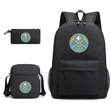 Imagem de Conjunto de mochilas Basketball Team School, 3 unidades para estudantes