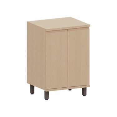 Imagem de Balcão de Cozinha 100 MDF 2 Portas 60cm Aura Luciane Móveis - Luciane 