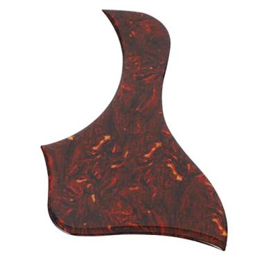 Imagem de Acouto Autoadesivo Guitarra Acústica Pickguard Scratch Decorativo Engrossado Pvc Placa de Guarda Guitarra Acústica e Clássica