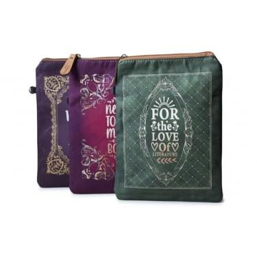 Imagem de Capa para Kindle 11ª Geração (2022 e 2024) – Boho Crafts - Artesanal em Tecido Gabardine (Xadrez sorriso)