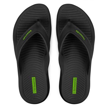 Imagem de Chinelo Ortopédico Super Leve Masculino Boaonda Bolt Conforto Cor:Preto + Grafite;Tamanho:43-Masculino