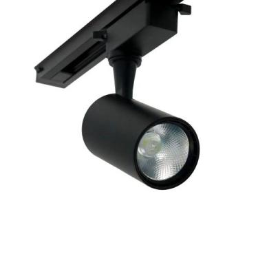 Imagem de Spot Led Para Trilho Preto 10W 3000K Luz Amarela, 3