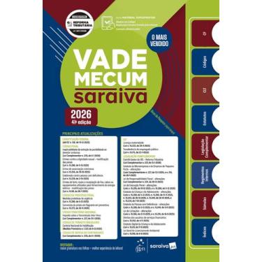 Imagem de Livro - Vade Mecum Saraiva Tradicional - 41ª Edição 2026