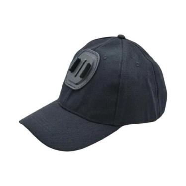 Imagem de Boné Preto Para Câmeras De Ação GoPro Hero 13 12 11 10 9 8 7 Insta360 