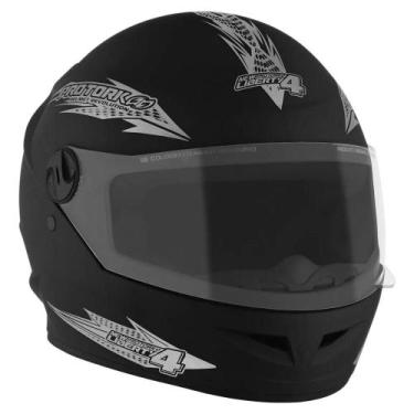 Imagem de Capacete Pro-Tork Liberty 4 Preto Fosco Tam. 60 Fechado