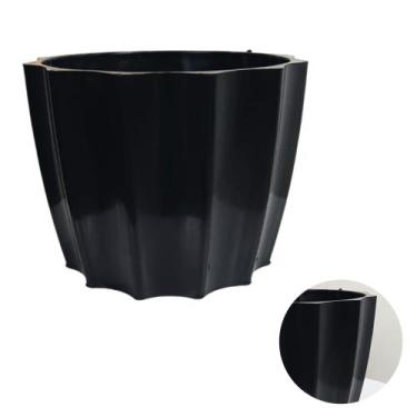 Imagem de Vaso Cachepot Facetado Em Polietileno Decoração Planta Cores - - Intco