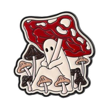 Imagem de Pins Esmaltados De Halloween Com Temas De Fantasma Assustador, Cogumel