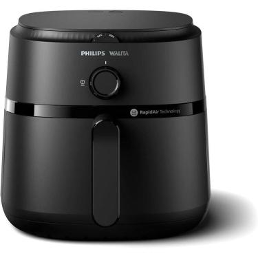 Imagem de Fritadeira Air Fryer Philips Walita NA130 6,2L com Timer Grelha Preta 110V
