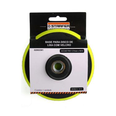 Imagem de Base Disco de Lixa Auto Aderente 125mm x M14 - Starfer