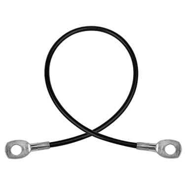 Imagem de MOUNTAIN_ARK Pacote com 4 cabos de ginástica de substituição de 55 cm, acessórios de cabo para equipamentos de ginástica em casa, acessórios de máquina de polia, fios de aço resistente, carga de corda 100 kg, diâmetro externo de 6 mm