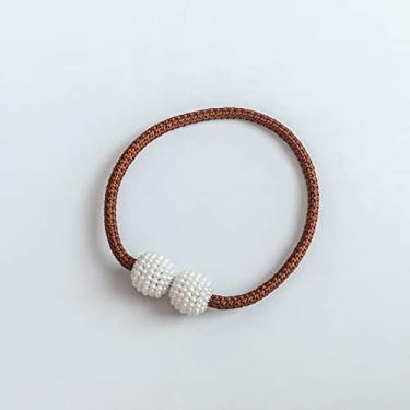 Imagem de Corda de amarração de cortina fivela magnética alça de cortina corda de ligação sem perfuração acessórios de corda de ligação de cortina de atração magnética, T8,1 pcs