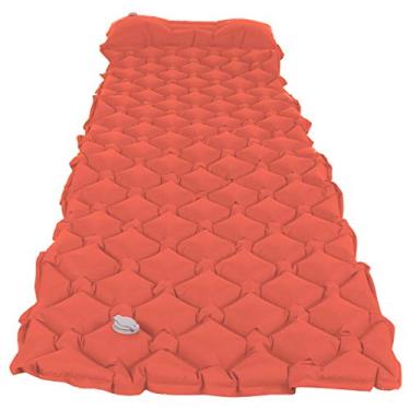 Imagem de Almofada inflável sopradora de boca colchão leve almofada de dormir para acampamento de ar para piquenique viagem praia barraca de viagem (1 #)