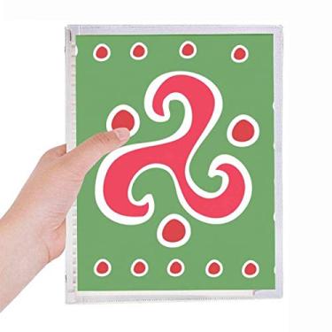 Imagem de Caderno espiral de dardos do México Totems de civilização Antiga Diário Folhas Soltas Recarregável Diário Papelaria