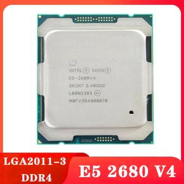 Imagem de Processador Intel Xeon E5 2680 V4 CPU LGA 2011-3  14 Core  2 40 GHz  Cache L3 de 35MB  120W  SR2N7