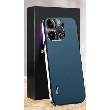 Imagem de Terra Wireless Capa de celular Aitotem para iPhone 14 Pro Max (à prova de choque, à prova de quedas, rígida, elegante, de , antiderrapante, botões macios) Placa de proteção de lente de