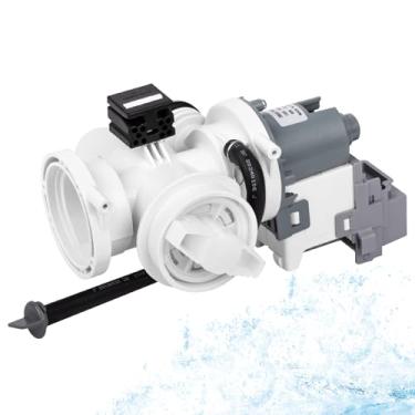 Imagem de DC96-01585L Bomba de drenagem de arruela compatível com Samsung Washer, bomba OEM bomba de drenagem de substituição 2677749 AP55822 AC120V para máquina de lavar roupa Samsung