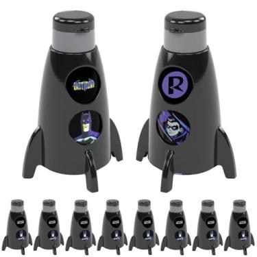 Imagem de 20 Garrafas Foguete do Batma Sacola Surpresa Aniversário Lembrancinha de Festa Infantil