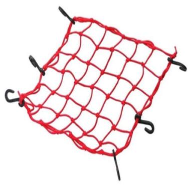 Imagem de Rede Elástica Aranha P/Moto Capacete Bagageiro 35 Cm X 35 Cm - Idea