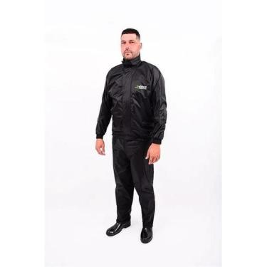Imagem de Conjunto motoqueiro vertice nylon 1212 light pt pad energisa