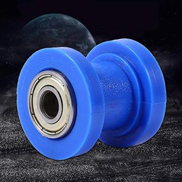 Imagem de Rolo Guia, Diâmetro Interno 10mm, Correia Plana, Rolo Acionado, Rolo Guia, Rolo de Corrente, Tipo H (Azul)