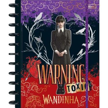 Imagem de Caderno Universitário Tilidisco 10 Matérias Wandinha 160 Folhas, Único